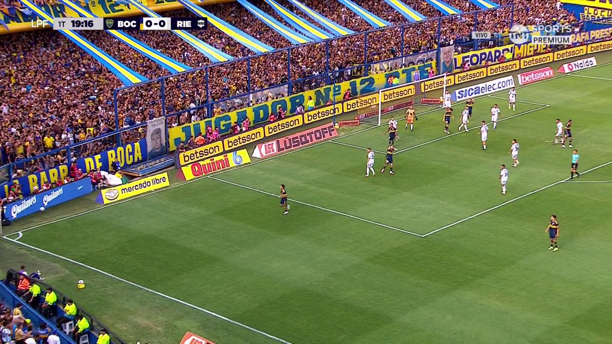 😱INCREÍBLE que en esta jugada no fue GOL de #Boca. Primero #DiLollo y luego #Blanco.