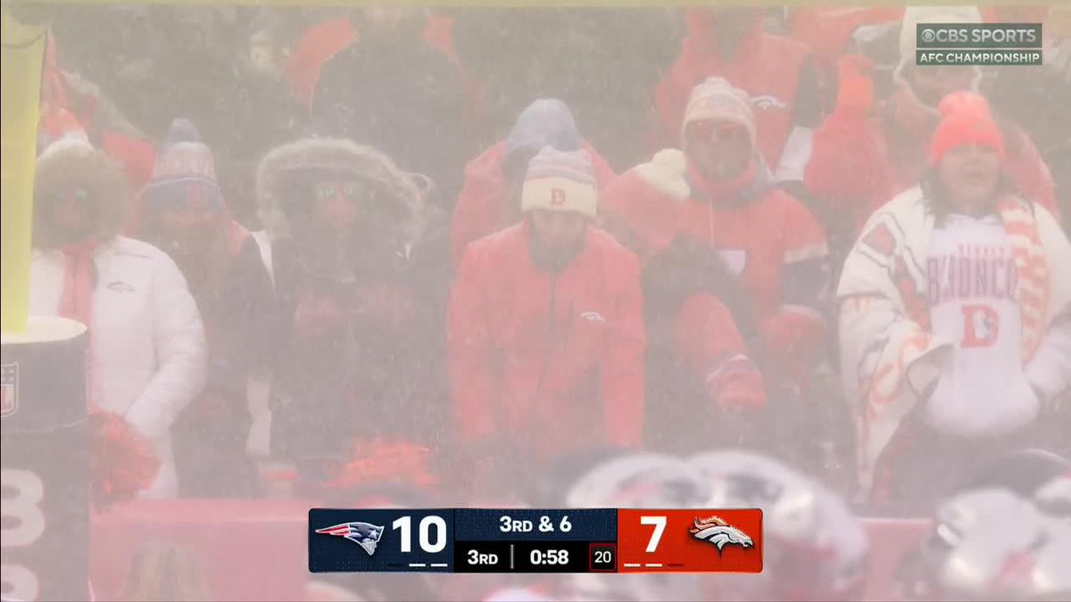 The snow is REALLY starting to come down in Denver ❄️ (📺 CBS)