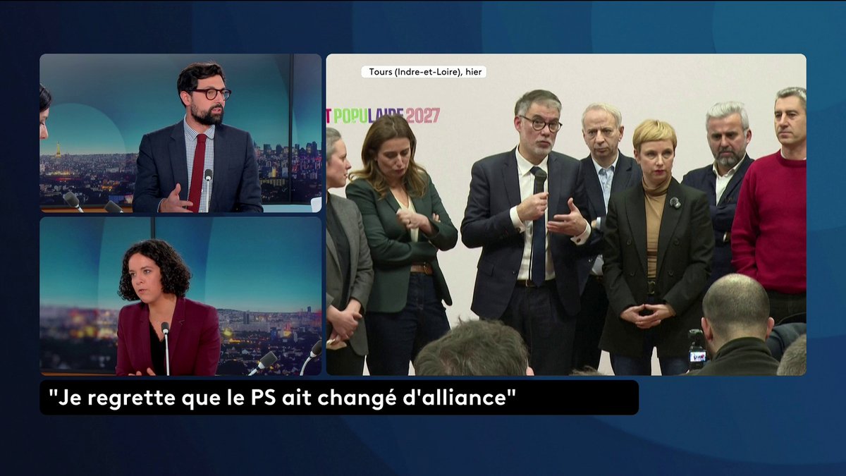 🔴 Primaire de la gauche : "Démarrer une primaire sans dire sur quel programme on se rassemble, c’est se tromper de combat. Le projet qui nous engage, c’est celui du Nouveau Front populaire, pas un glissement vers le macronisme", tranche Manon Aubry. #23hWeekend #canal16