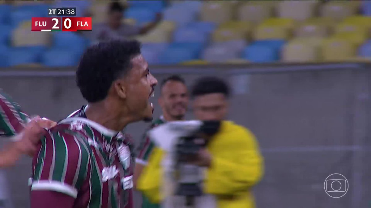 O gol de John Kennedy. Fluminense 2x0 Flamengo. 🎥 TV Globo 📺 | ge