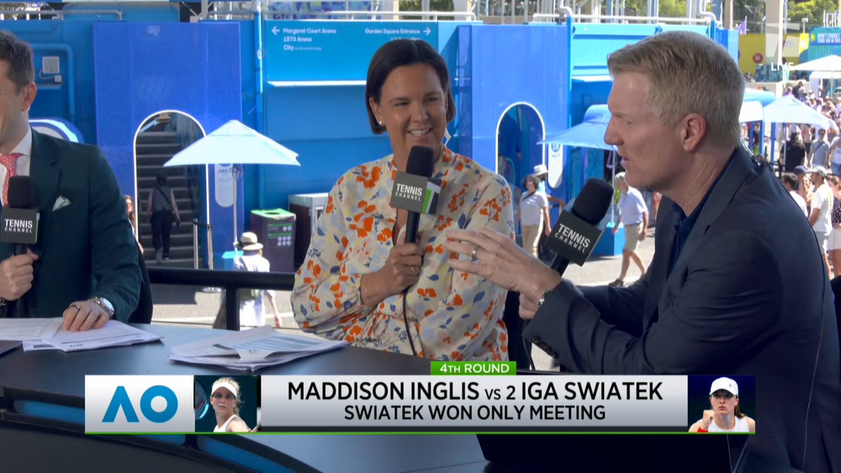 Jim Courier reveals backroom talks on day vs night scheduling, and how it impacted Iga Swiatek's upcoming match ⤵️ #AO26