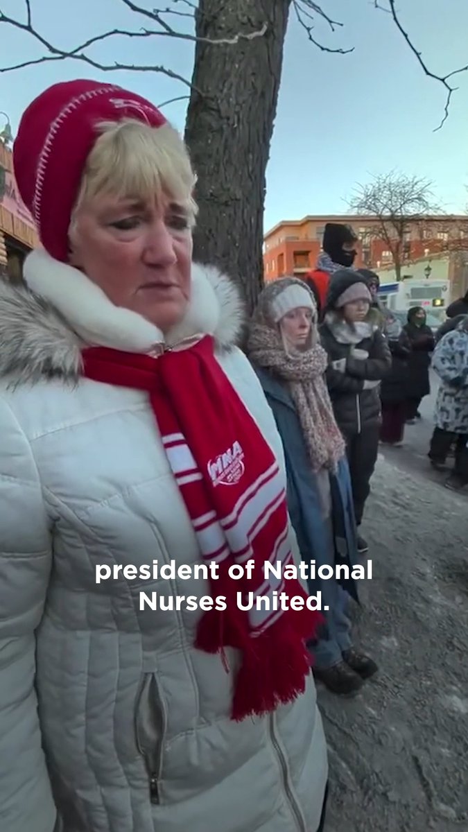 Mary Turner, ICU nurse in the Minneapolis metro area and NNU president, visited the site of fellow nurse Alex Pretti's murder today. Nurses across the country are heartbroken and outraged, and we demand the immediate abolition of ICE!