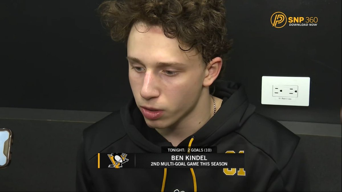 Ben Kindel on having all his friends and family attend tonight's game 💛 "Tonight's about them just as much [as it is myself]."