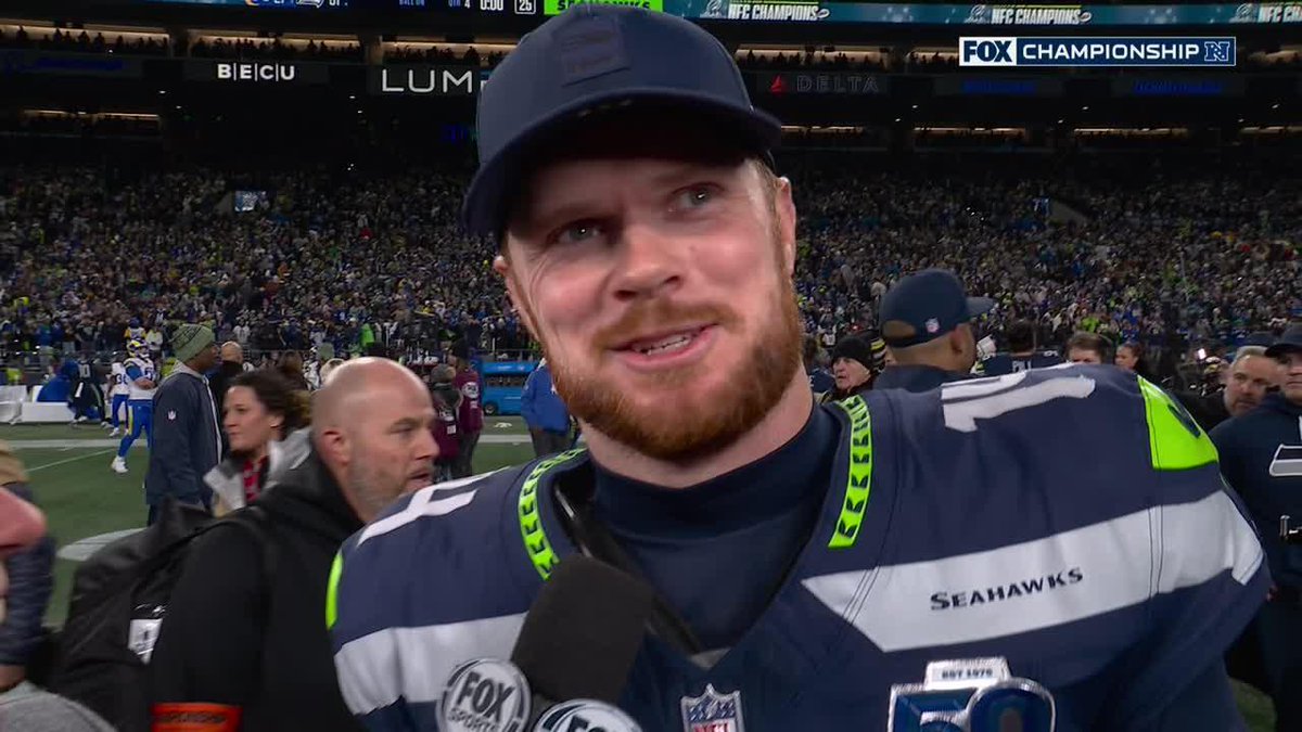 “To be able to do it with these guys in this locker room. With this coaching staff. That’s why it means the world to me.” Sam Darnold after winning the NFC Championship (📺 FOX)