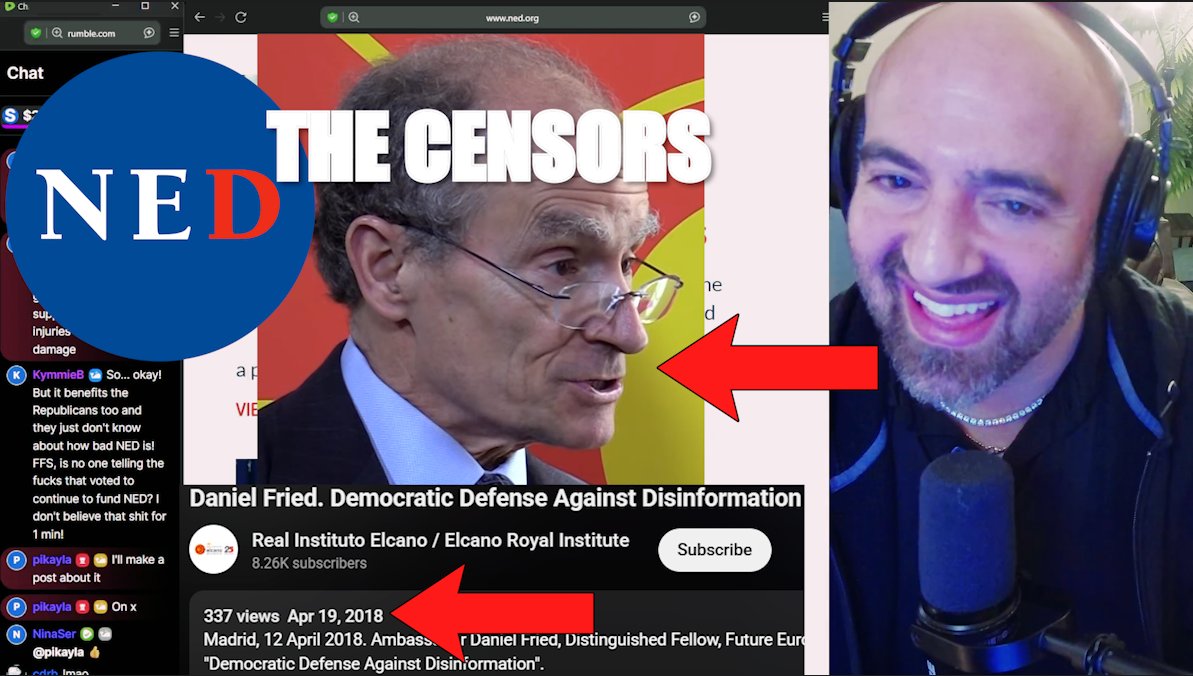 NED &amp; The US-EU Censorship Industrial Complex: Board Member Case Study, Amb. Dan Fried