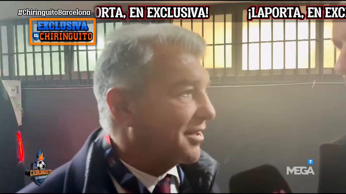 👏 LAPORTA, ENCANTADO con El Chiringuito TV: 🥰 "Sois artífices del éxito". ENTREVISTA COMPLETA: