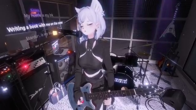 Mocap cover drop!! 🎸🎤 chacha’s really who I want to be😭 Just as promised, brand new mix, new guitar, new outfit, new 3d room, new lighting — my first mocap cover video of the new year! 🔥 My English is pretty bad, but I put my heart into every word and carefully translated the lyrics for you all. Hope it helps you feel what the song really means... without making it too cringe😬 There's so much careful design hidden inside, trust me, pause anytime and you might spot new little details! I really hope you love it!! 🥹 P.S. Tiny spoiler: this is (1/2) 🤫🎤🎸