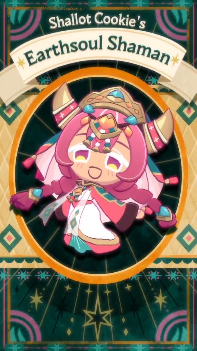 "I miss the earth's embrace." Shallot Cookie's new Costume, Earthsoul Shaman, is here! Claim this Costume as an exclusive clear reward from Abyss Raids' HELL difficulty, and meet Shallot Cookie from a different time! #CookieRun #TowerOfAdventures #Update #AbyssRaids