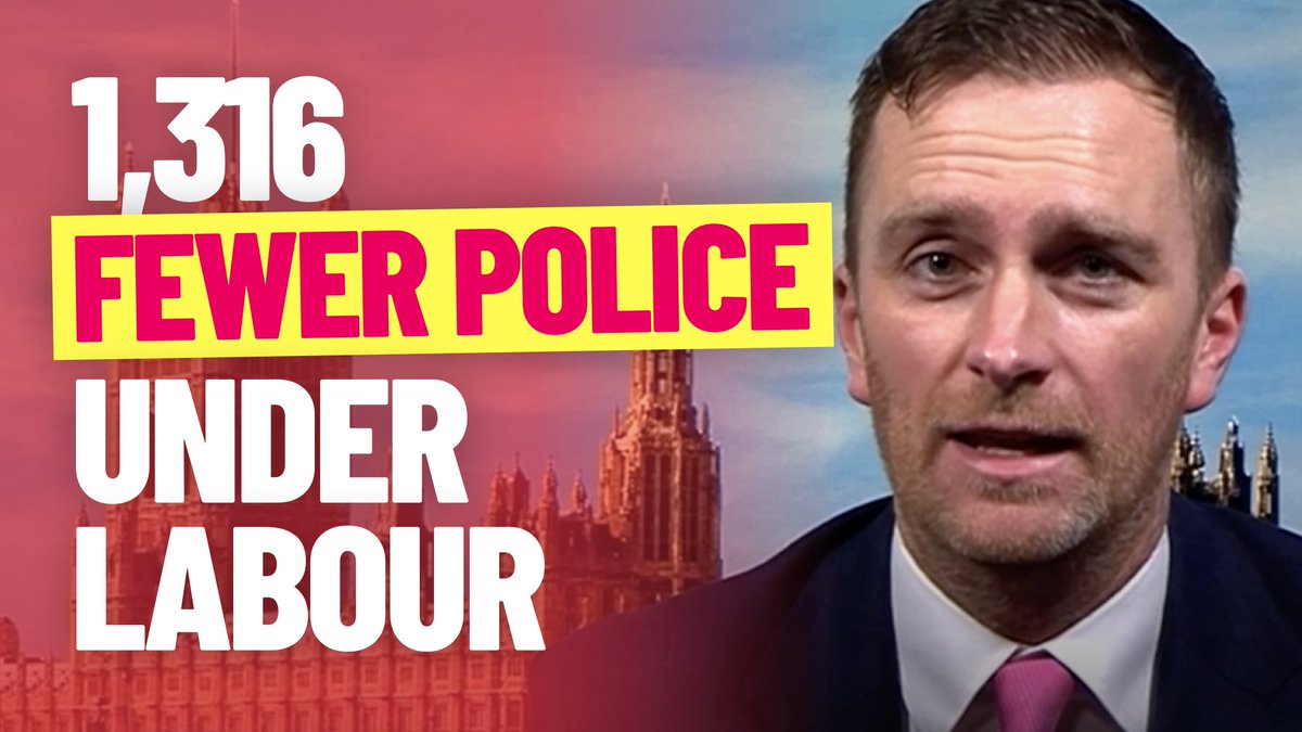 Labour’s record on policing is a disgrace. There are 1,316 fewer police since Labour came to power. They’ve released dangerous criminals early from prison. Shoplifting is on the rise. Labour promised to make our streets safer - but they’ve done the exact opposite.