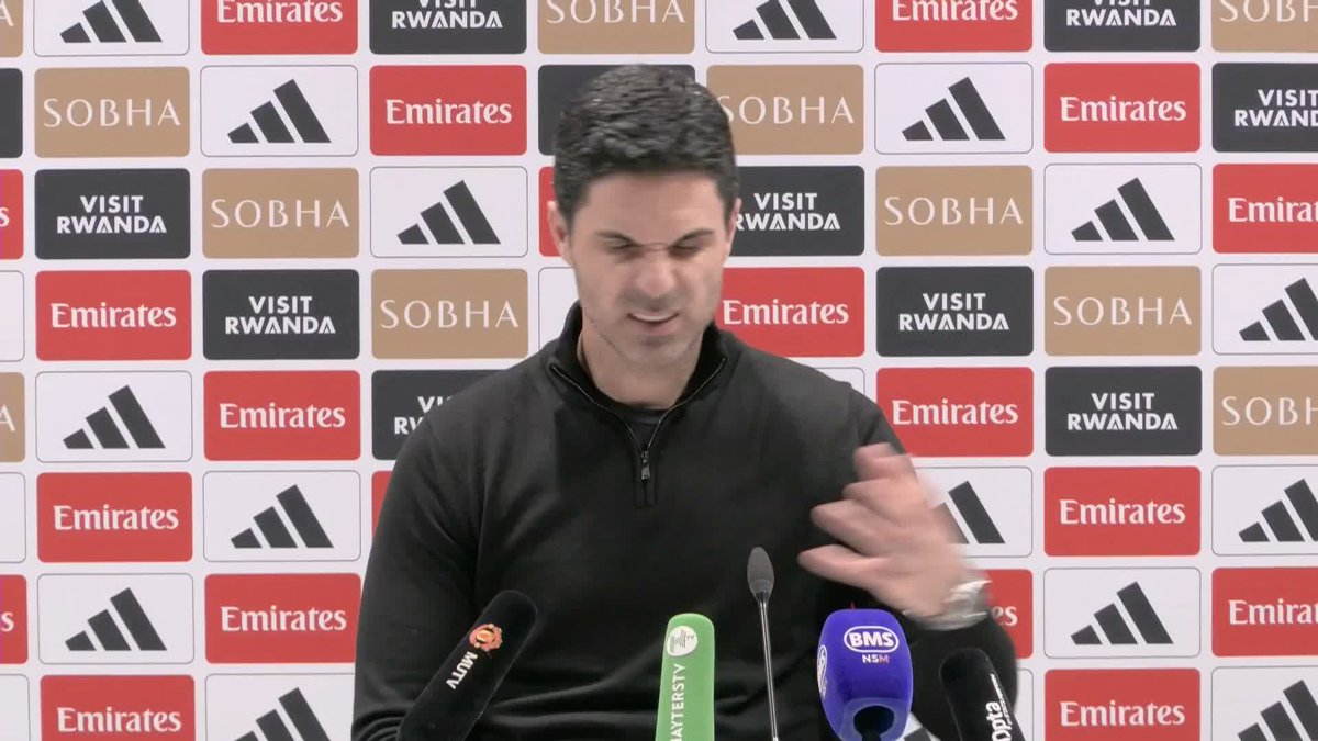 ''It's our reality we haven't won in three games in the Premier League, we need to pick up points now'' Mikel Arteta on Arsenal's recent form after losing to Manchester United at the Emirates 🔴
