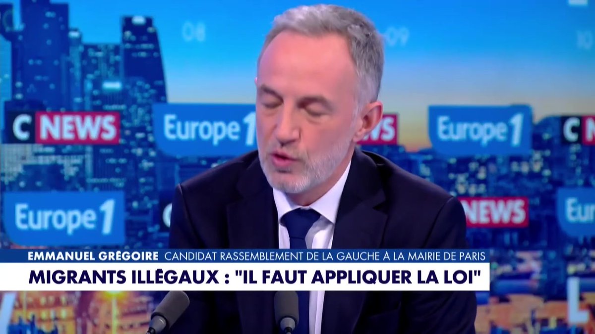 Migrants illégaux : "Il faut les prendre en charge et les héberger puisqu'ils sont là" déclare Emmanuel Grégoire #Europe1 #LaGrandeInterview