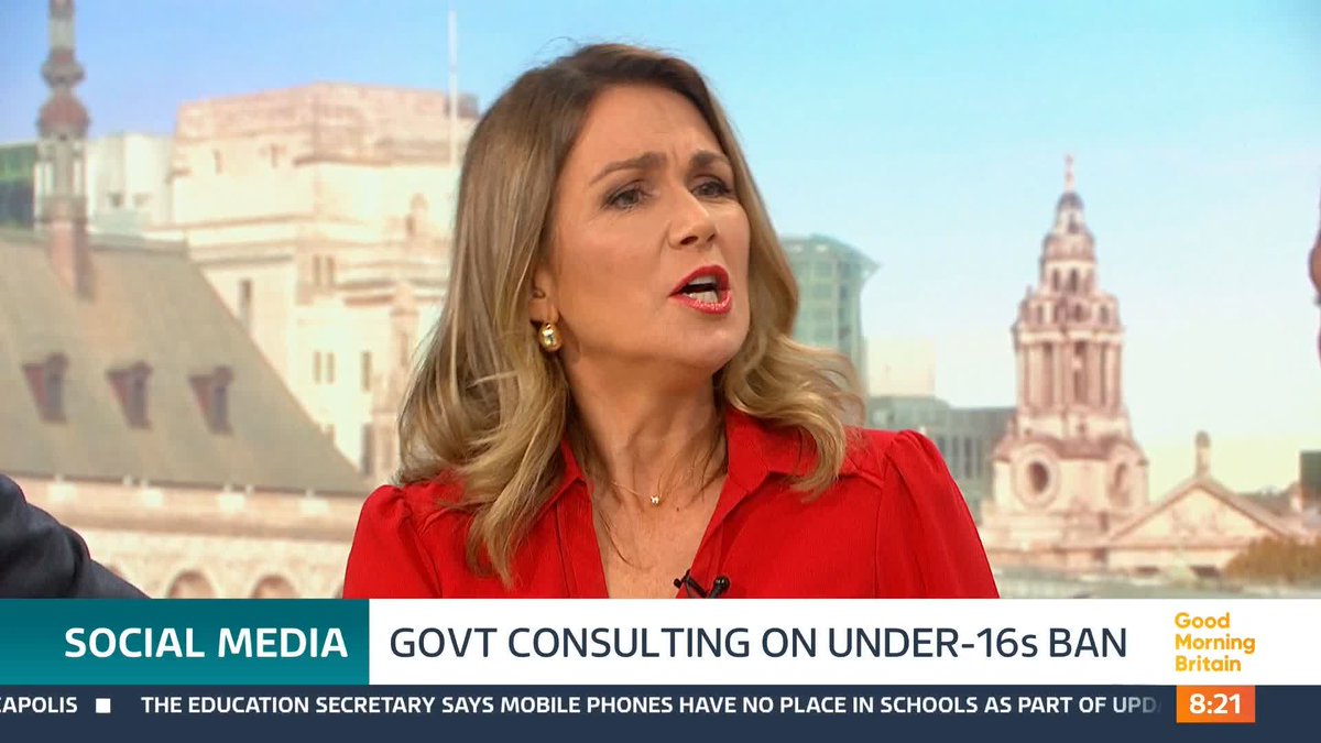'I worry we are creating a different kind of childhood from the one we all had,' says Kemi Badenoch. Susanna Reid asks her whether the Conservative government missed the boat on social media regulation.