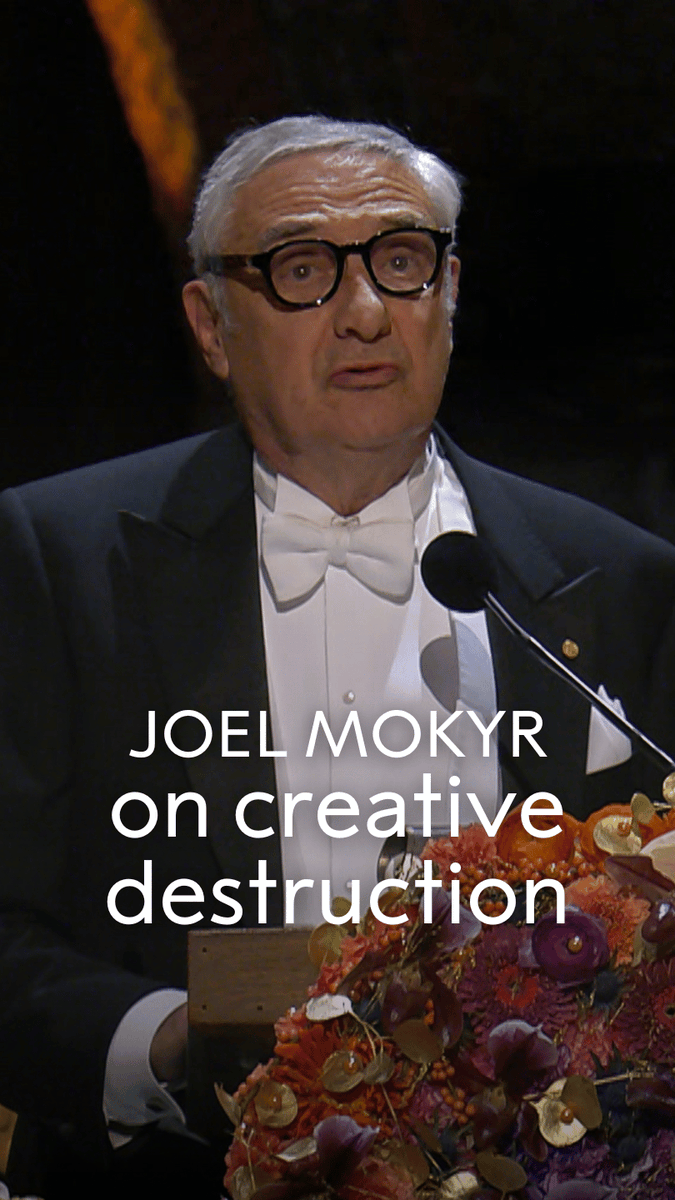 "History exemplifies how in the past ingenuity has solved the great technical challenges of earlier times." Joel Mokyr, 2025 economic sciences laureate, acknowledged the existential threats we face currently and delivered a message of optimism in his Nobel Prize banquet speech. Humanity has faced challenges before, and we must do what we always do, invent our way out of it. Mokyr was awarded the Sveriges Riksbank Prize in Economic Sciences in Memory of Alfred Nobel 2025 “for having identified the prerequisites for sustained growth through technological progress.”