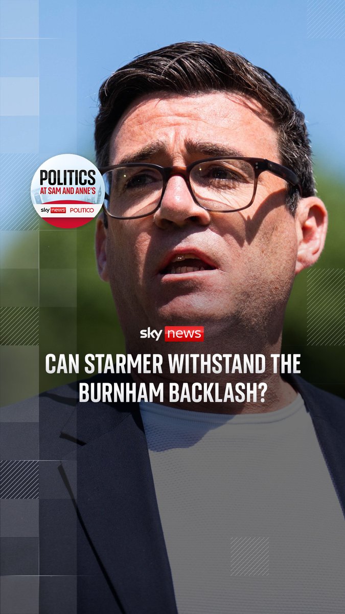 Labour’s National Executive Committee decided to block Andy Burnham from standing in the Gorton and Denton by-election – but has this move just ignited a massive internal civil war? Sam Coates Sky and Politico's anne mcelvoy discuss the fallout. 🎧