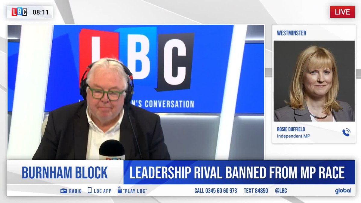 'We can't believe how quickly and substantially he's managed to destroy the party.' Rosie Duffield MP says blocking Keir Starmer's leadership rival Andy Burnham from running as an MP has made matters 'so much worse' for the PM.