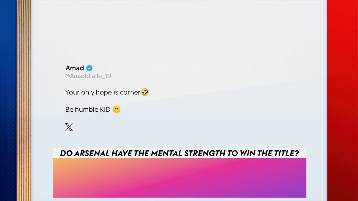 ''If I was Michael Carrick, I'd be saying to Amad, 'what are you doing getting involved' '' Tim Sherwood and Arsenal fan Scarlet, react to Amad Diallo's response to an Arsenal fan on social media... 😬 Fanalysis
