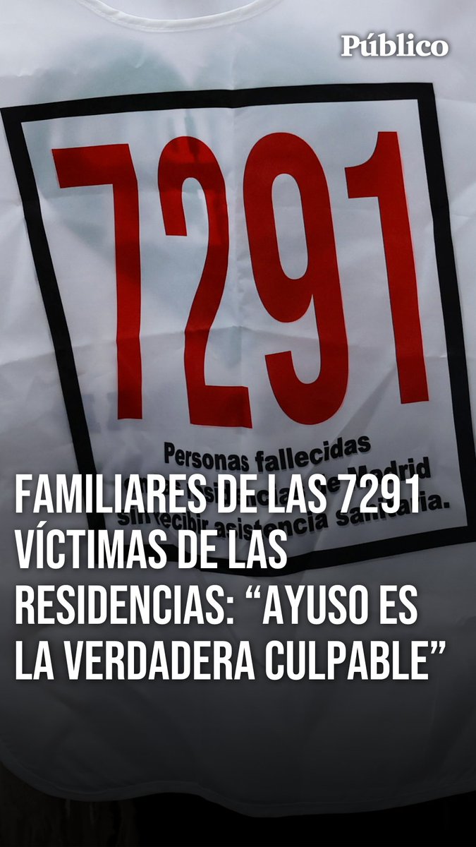 🎥 Los familiares de las 7.291 víctimas de las residencias se concentran frente a los juzgados de Plaza de Castilla: "Isabel Díaz Ayuso es la verdadera culpable de todo esto y ella nunca va a declarar en un juzgado"