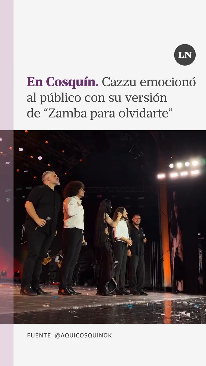 Cazzu cerró la segunda luna de Cosquín con un emotivo momento: invitó a Los Nombradores del Alba al escenario y juntos interpretaron "Zamba para olvidarte".