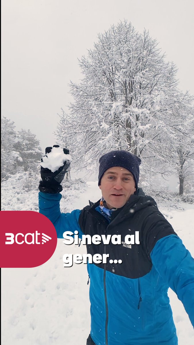🌨 Aquest gener tenim molta neu... i això, segons la cultura popular, és una boníssima notícia! ❄ #ElTemps3Cat