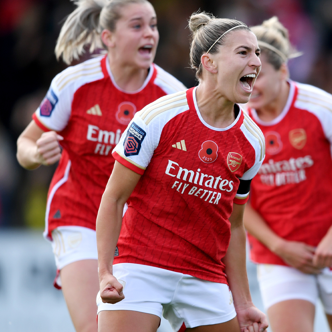 Steph's sublime strike against City! ☄️ Tickets for our upcoming game against Man City at Emirates Stadium are on sale now 🎟️