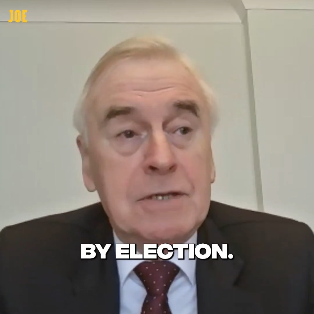 "I genuinely am terrified about the potential of a Reform government". Labour's John McDonnell says Keir Starmer's unpopularity could see in Nigel Farage.
