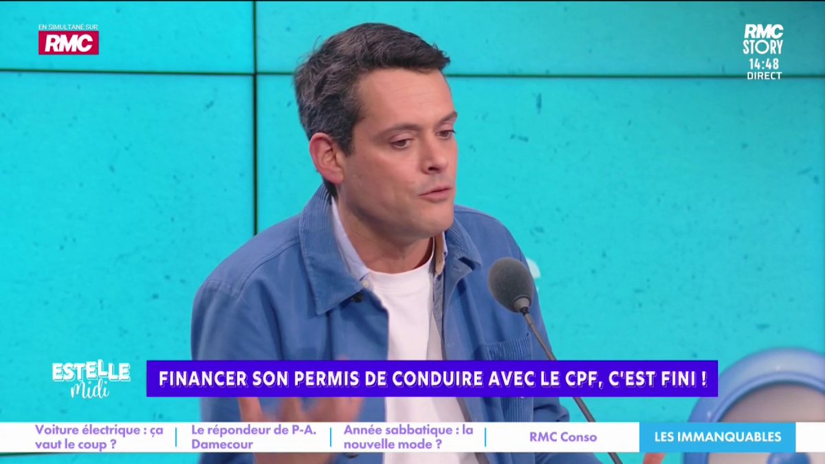 💶 Financer son permis de conduire avec le CPF, c'est fini 🎙️ Baptiste des Monstiers : "J'ai un pote qui a passé son permis moto avec son CPF, je trouve ça scandaleux ! Ce n'est pas un truc de boulot !" #EstelleMidi