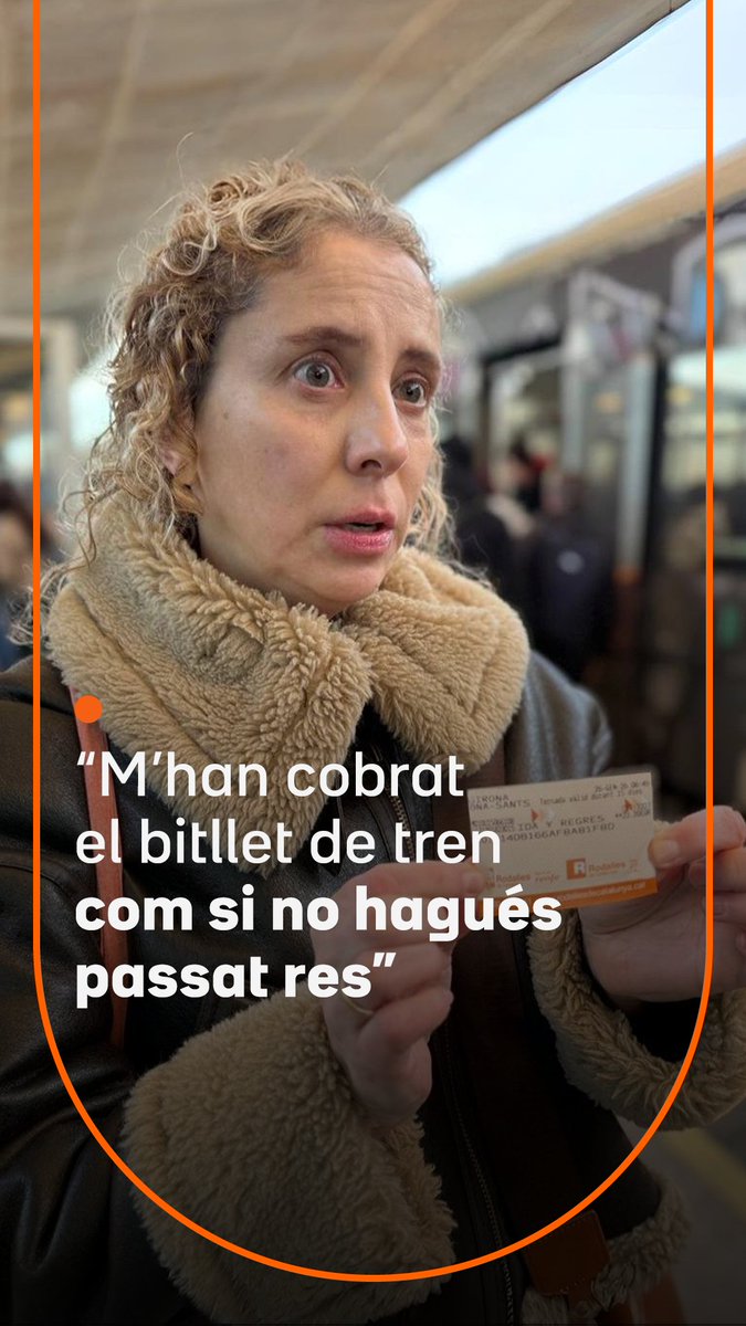 "M'han cobrat el bitllet de tren com si res: 23,20 €!" En un nou matí caòtic a Rodalies, el sisè sense saber si passaran trens. Els usuaris no donen crèdit al desgavell. "Li he demanat al meu cap que em vingui a buscar”