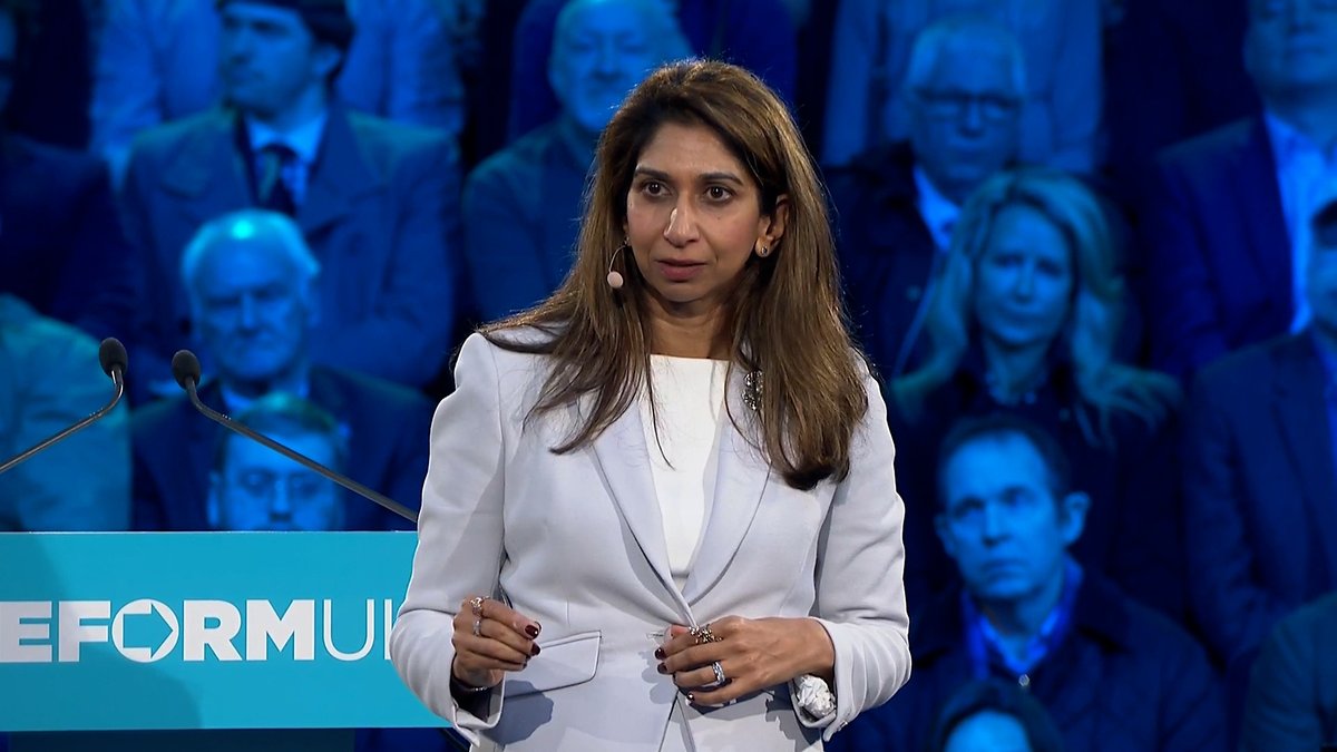 Suella Braverman: Nigel Farage is the only courageously consistent man in British politics.