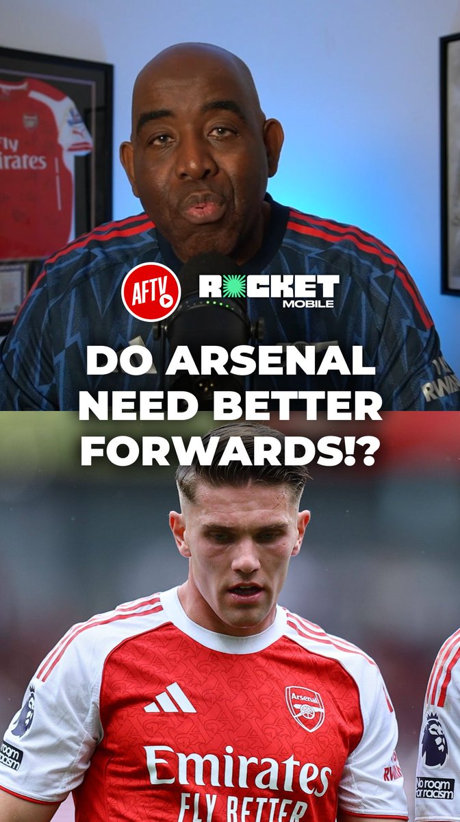 Should Arsenal go and improve their frontline this January? 🤔⚽ Get unlimited data, calls, and texts for just £16 a month! Switch now to Rocket Mobile 👉 #ad UK only. T&Cs apply. #TransferDaily