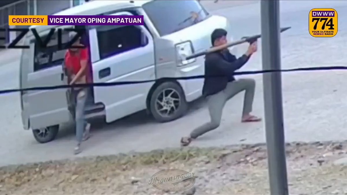 Philippine Mayor Akmad Mitra Ampatuan survived his 4th assassination attempt when his armored vehicle stopped a RPG round. Judging by the vehicle damage at the end, it was likely either a home made charge or they were too close to fully arm the warhead. Either way - he lucked out for sure.... This town is in Mindanao which is controlled by Moro jihadists. #CityLife #Mindanao #philippines #crime #enrichment #assassination #fail #FAFO
