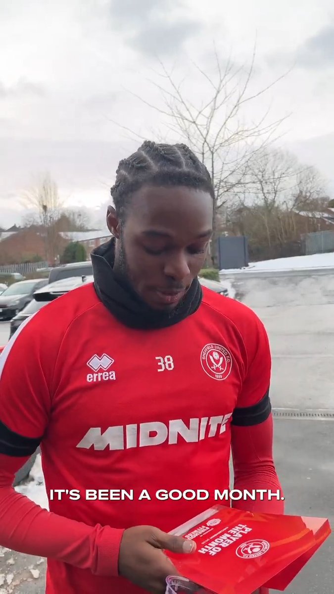 "I'm more than grateful." 💬 Femi reacts to winning both the Player and Goal of the Month awards for December. 🏆