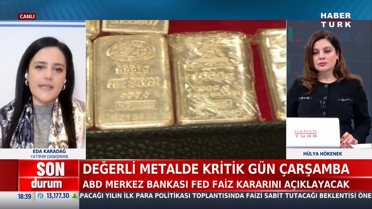📌Altın sert yükseldi sert mi düşer? Yatırım Danışmanı Eda Karadağ #AkşamHaberleri'nde Hülya Hökenek İncedursun'e değerlendirdi.