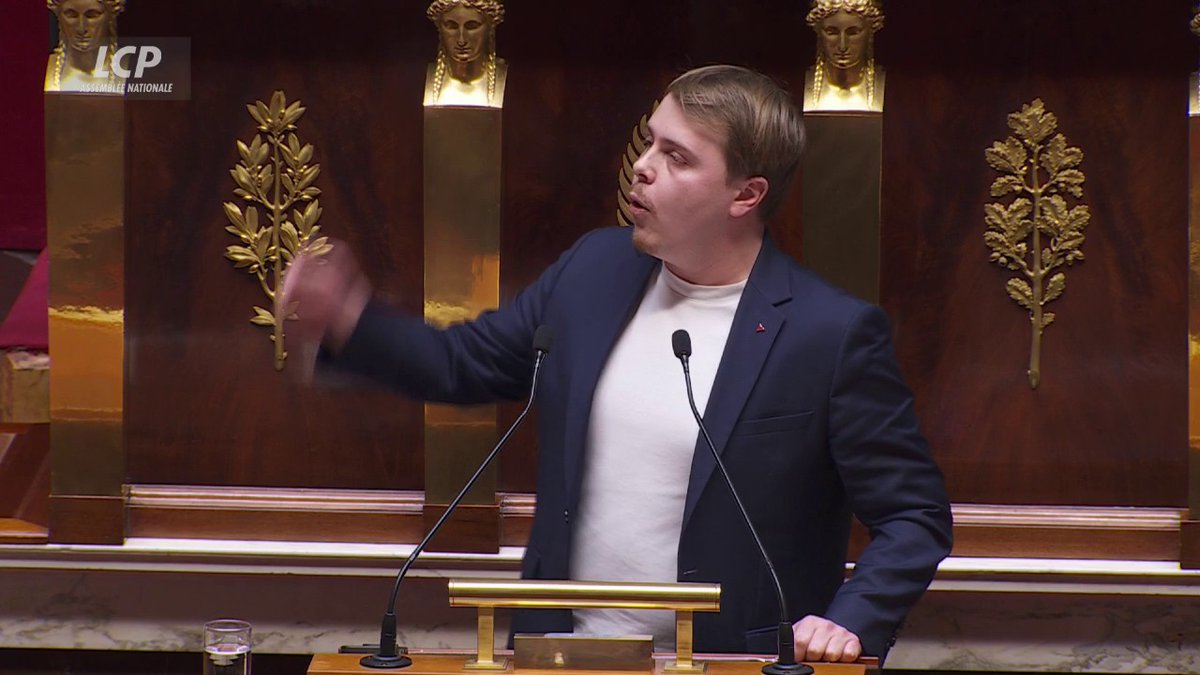 Education : Louis Boyard (LFI) se lance dans une diatribe contre Gabriel Attal, "haut représentant" du "mépris de classe à l'égard des jeunes". "Comment peut-on prétendre parler au nom des jeunes, quand on a grandi dans les deux arrondissements les plus riches de Paris ?"