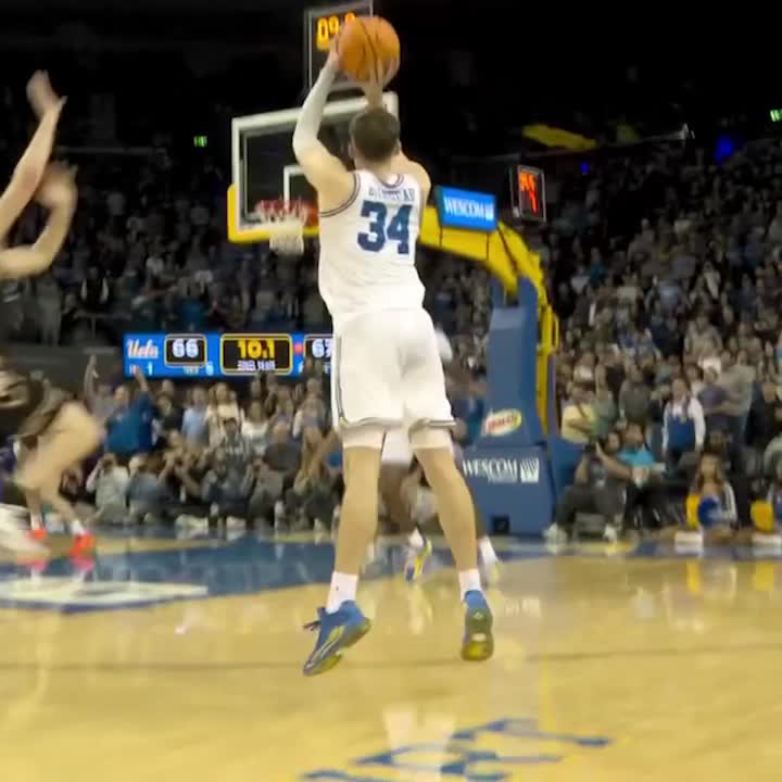 Bilodeau beats the Boilers ๐ป UCLA Menโs Basketball F Tyler Bilodeau's game-winning 3-pointer vs. No. 4 Purdue is our ๐๐ก๐๐ฎ ๐ค๐ ๐ฉ๐๐ ๐๐๐๐ . ๐ Old Trapper Beef Jerky