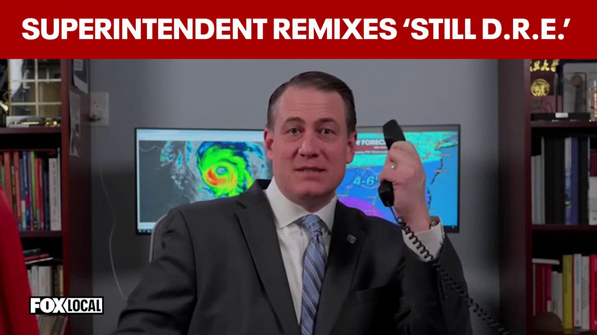 Montgomery County Public Schools released a video of Superintendent Dr. Thomas W. Taylor remixing 'Still D.R.E.' to announce school closures amid the winter storm.