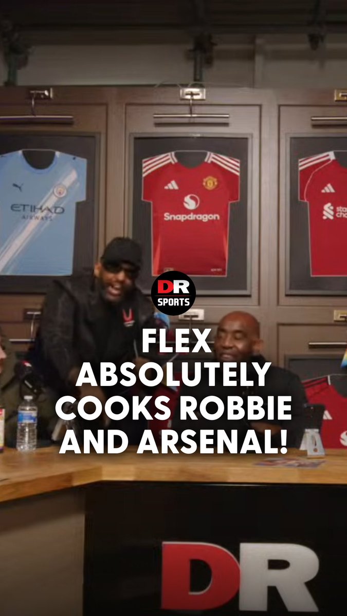 Robbie gets cooked by Flex after Arsenal lose to Man United at the Emirates 🔥 #WeekendRoundUp #ManUtd #Arsenal #Football