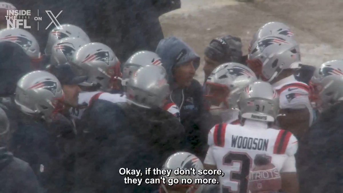 "They don't score, they can't go no more." Mike Vrabel's mantra for his defense really paid off. Inside the NFL NFL Playoffs Mic'd Up on X