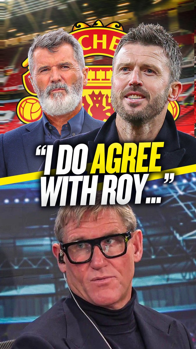 🤷‍♂️ "He's just producing an environment which is not Amorim!" ❌ "I agree with Roy Keane's perspective that Carrick perhaps should be discounted!" Simon Jordan explains why he doesn't think Michael Carrick should get the #MUFC permanently, no matter what happens this season! ⛔️