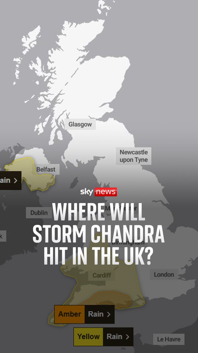 Storm Chandra is coming but where will it hit? Meteorologist Clare Nasir explains where the storm is going to hit in the UK, as the multihazard event has already triggered two amber warnings
