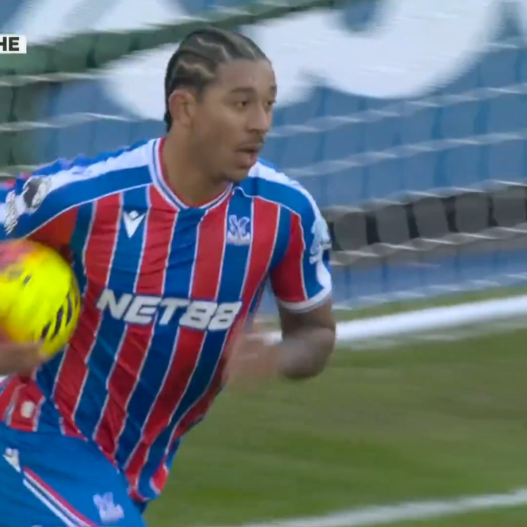 America's own Chris Richards marked his 100th appearance for Crystal Palace with a goal against Chelsea. 💯 What a milestone for the Alabama native.
