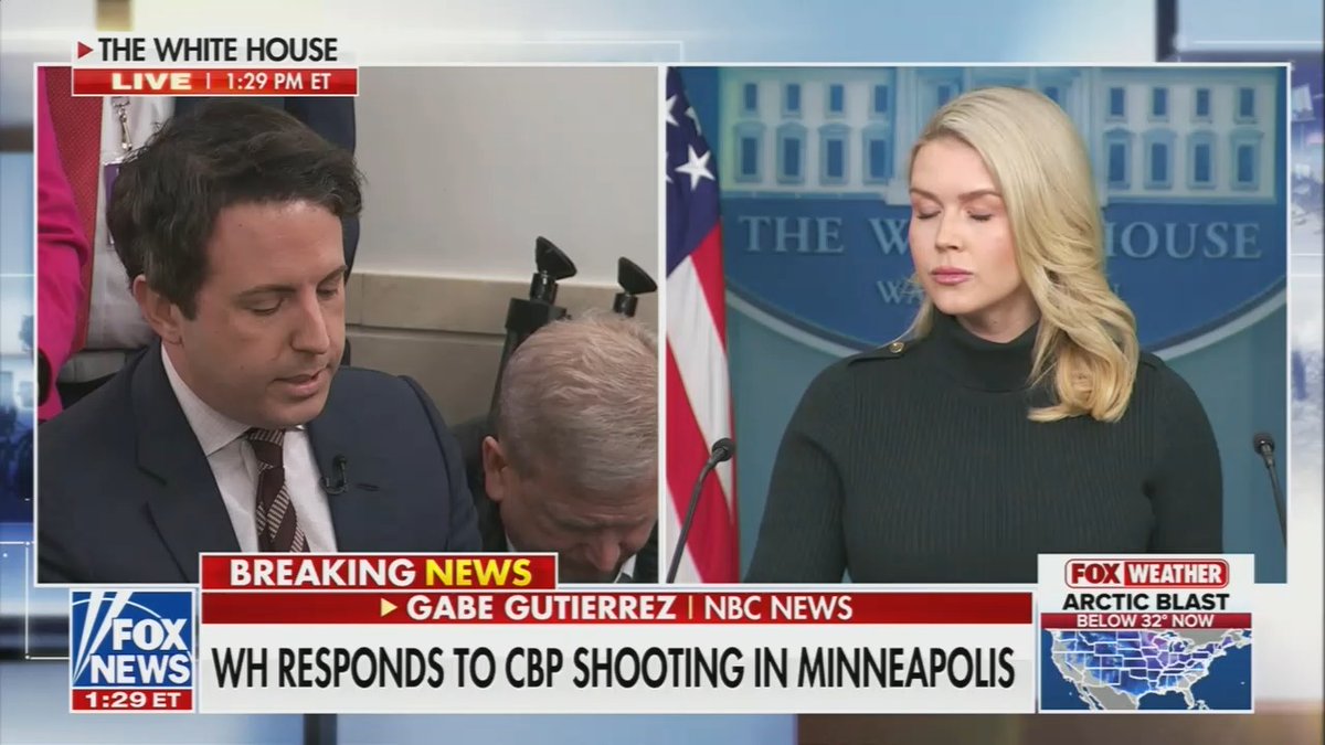 Q: Stephen Miller called Pretti a 'would-be assassin.' Why did administration officials jump to conclusions before an investigation had been conducted? Leavitt: Well, this has obviously been a very fluid and fast-moving situation