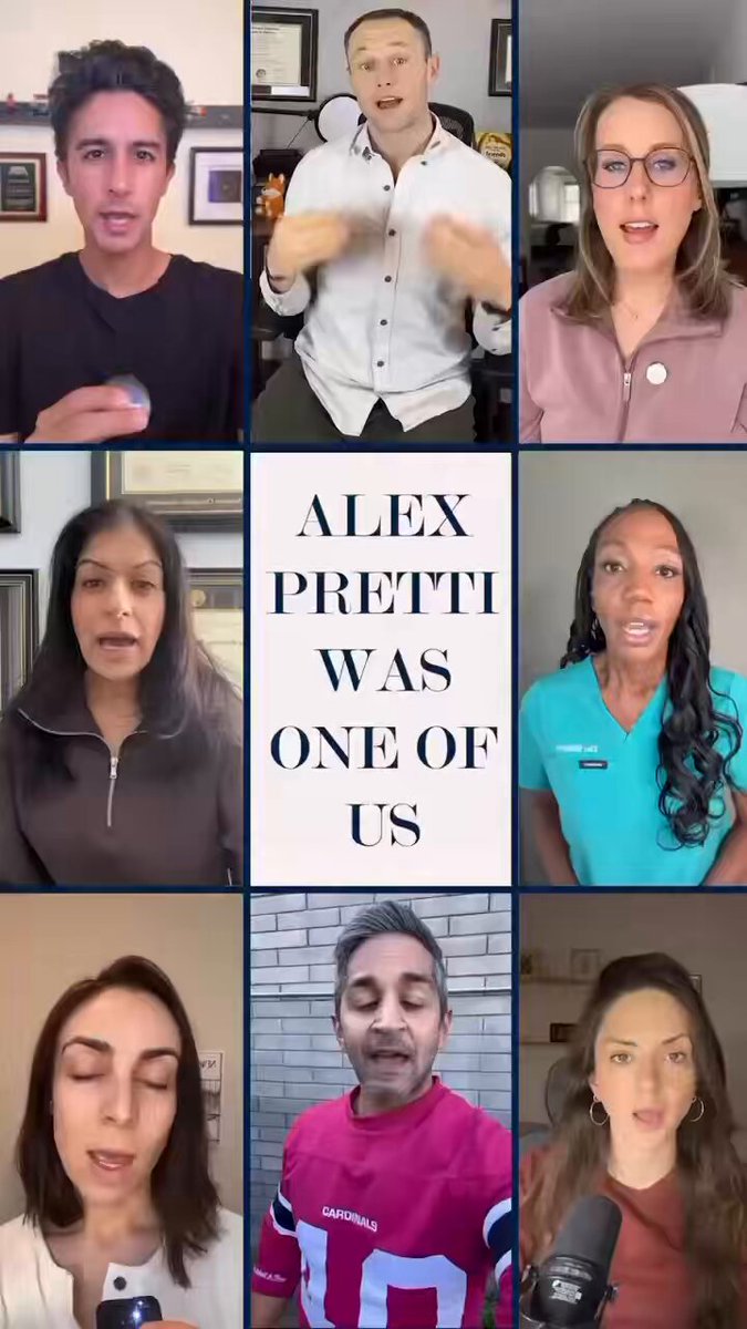 Members of the medical community speak out about the killing of Alex Pretti. He was out on the streets helping people, not attacking ICE as claimed. Watch the videos; he isn’t attacking anyone. #DemsUnited