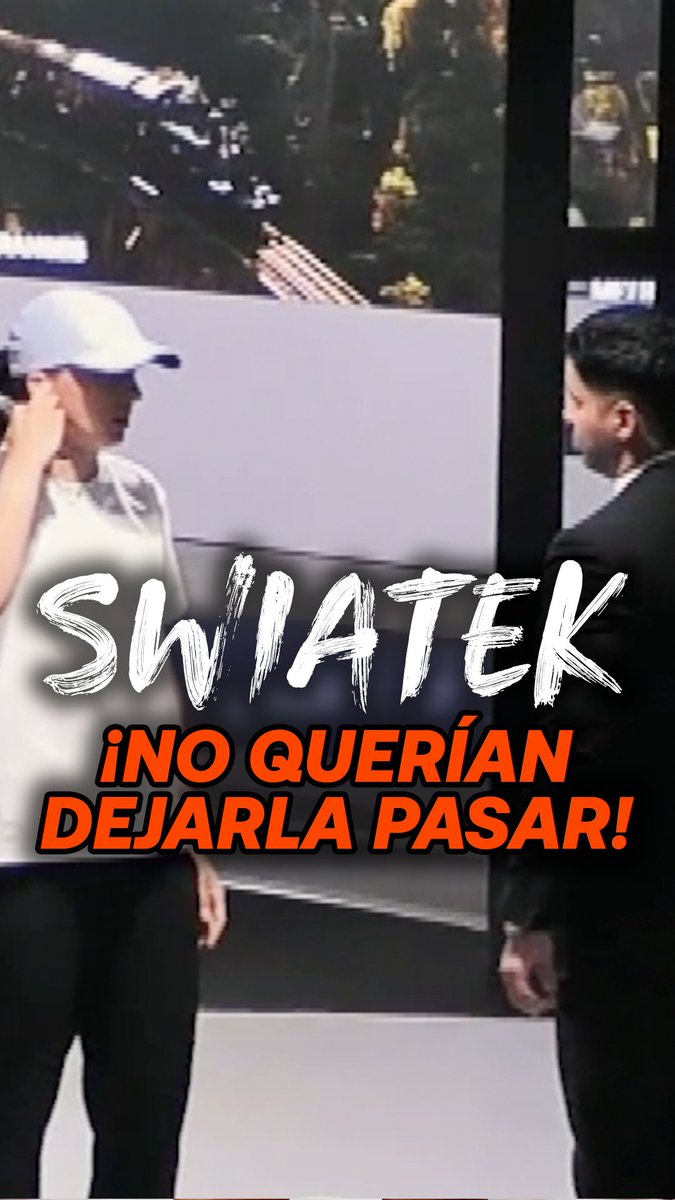 🍩 + ¡Hola, soy Iga Swiatek! 👮🏻‍♂️ - Su acreditación. 🥲 + Es que me la he dejado en el vestua... ✋🏼 - Sin acreditación, no puede pasar. 🤯 + ¡Pero oiga, que yo juego aquí, soy Iga Sw...! 👮🏻‍♂️ - Como si es Harry Potter. #AO26 | #AusOpen