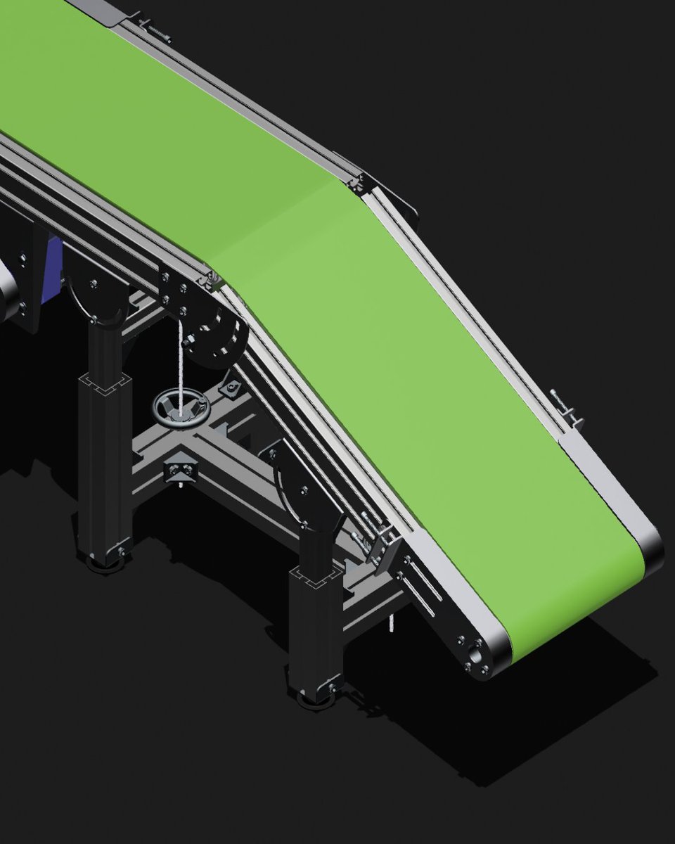 Today's project: designing the mounting bracket for a tensioner that works across different conveyor angles. The geometry has to accommodate movement while maintaining structural integrity under belt tension. What's your approach for designing adjustable mounting systems? Share your workflows ⬇️
