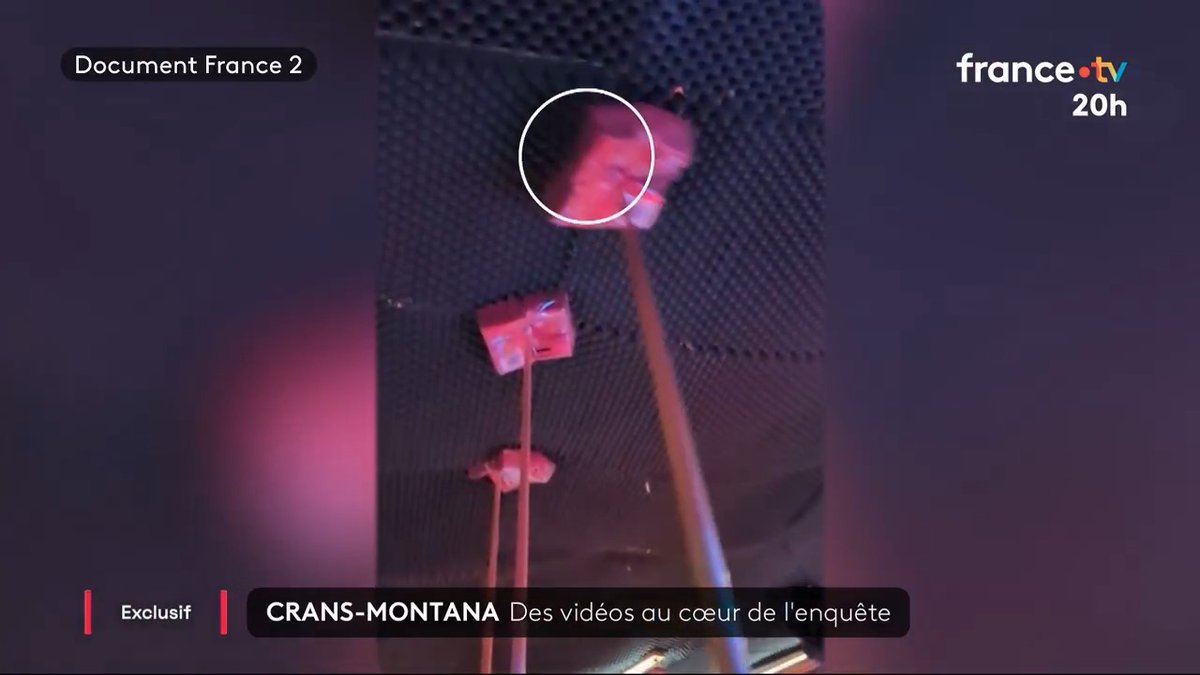 🇨🇭 Révélations sur le plafond de mousse à Crans Montana : vidéos exclusives et accablantes où on entend la voix du propriétaire Jacques Moretti évoquer avec un de ses salariés les réparations à faire 2 semaines avant l’incendie. #JT20h