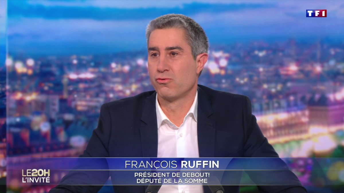 "Je suis candidat à la présidence de la République française", François Ruffin dans #LE20H