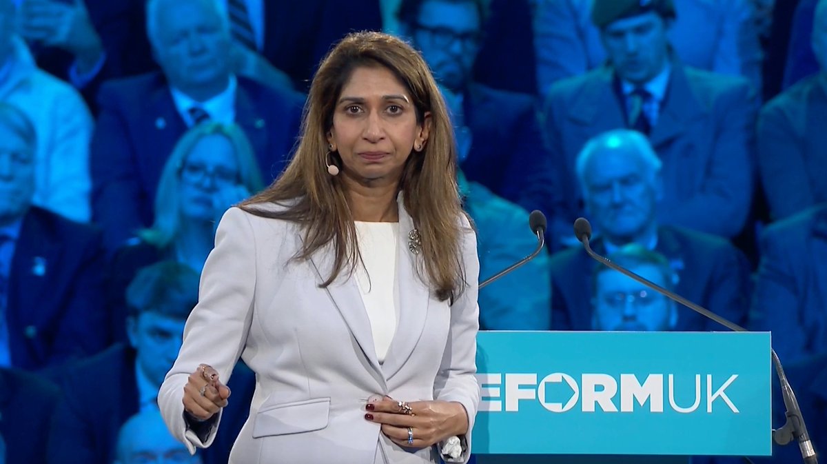 Suella Braverman: “I’m calling time on Tory betrayal. I’m calling time on Tory lies. I’m calling time on a party that has no intention on keeping its promises.”