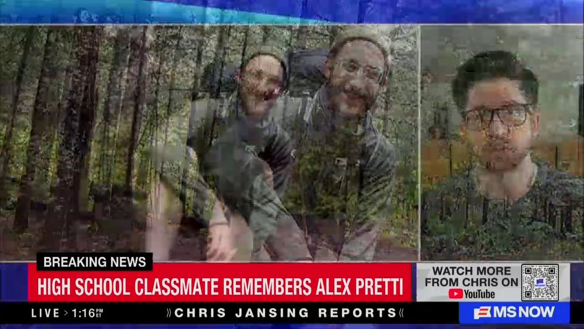 High school friend of Alex Pretti: "He was a singer, a dancer. He was a very funny individual, and he was a role model... He was one of those effortless leaders, through his kindness and his generosity. He was the best of us."