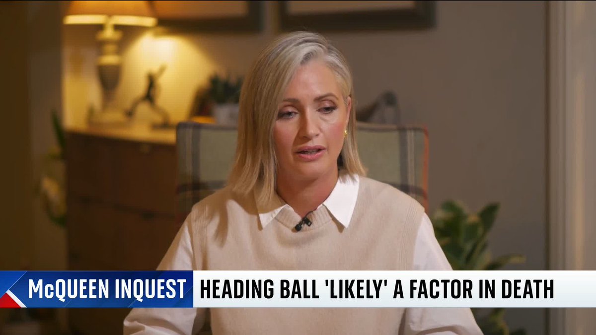 "I don't want his death or legacy to be in vain" TV presenter and daughter of International football player Gordon McQueen, HAYLEY MCQUEEN says she's even more spurred on to make football safer and ban heading in the game 📺 Sky 501, Virgin 602, Freeview 233 and YouTube