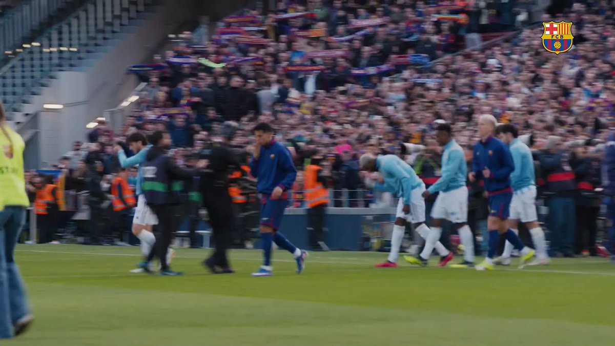 João’s first time at Spotify Camp Nou as a Blaugrana 🥹